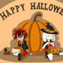 Happy Halloween wishes Asriel and Chara