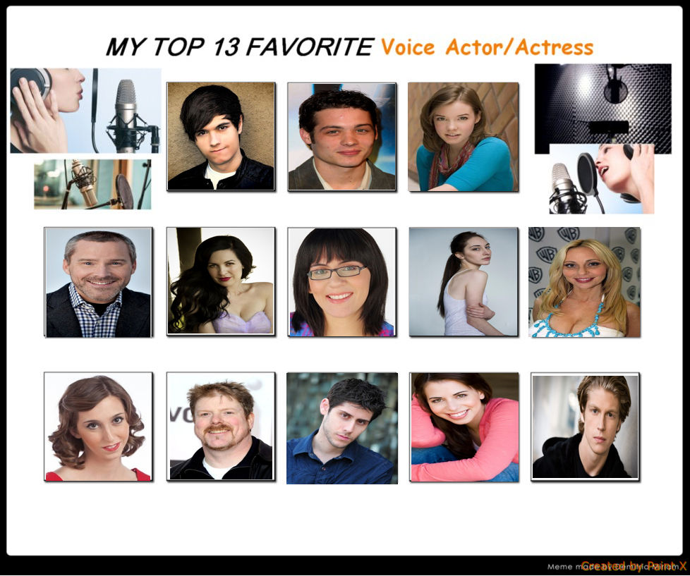 My Top 13 Favorite Voice Actors And Actresses by cameron33268110 on ...
