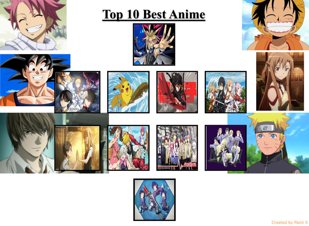 My Top 10 Best Animes I Love by cameron33268110 on DeviantArt