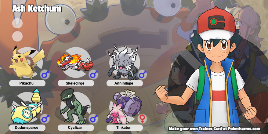 Ash Alola team with anime background by Rohanite on DeviantArt