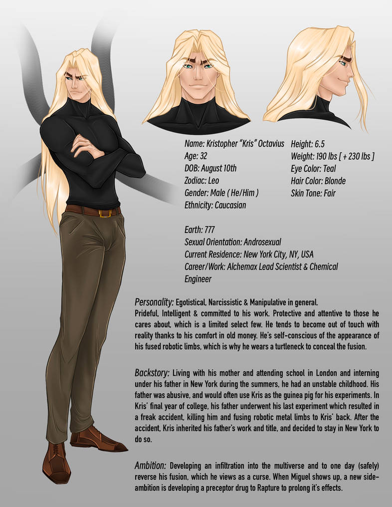 Kristopher Octavius Profile by Alkonavi on DeviantArt