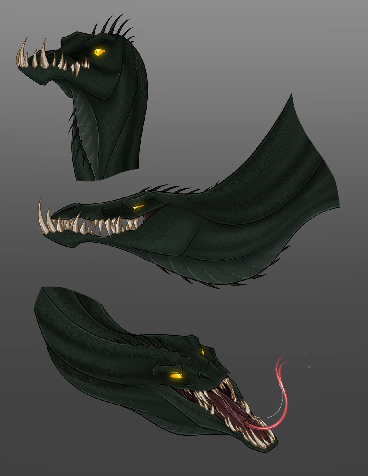Lizard Form The Lizard Expression Sheet by Alkonavi on DeviantArt