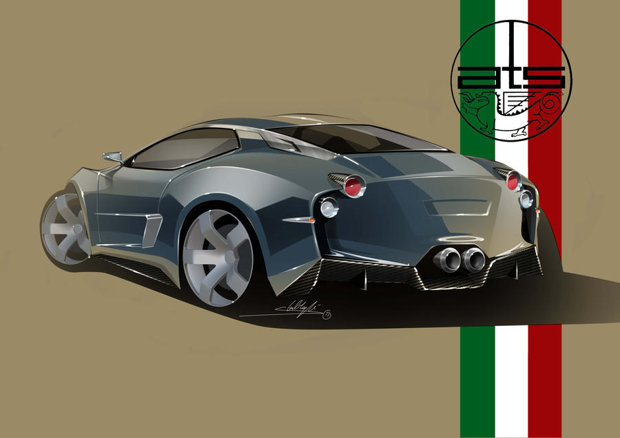 ATS 2500 G.T. rear by KingEagle on DeviantArt