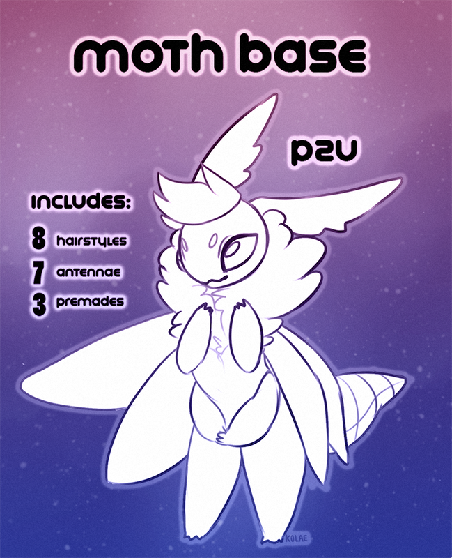 P2U Moth Base - Many Options! by Toesies on DeviantArt