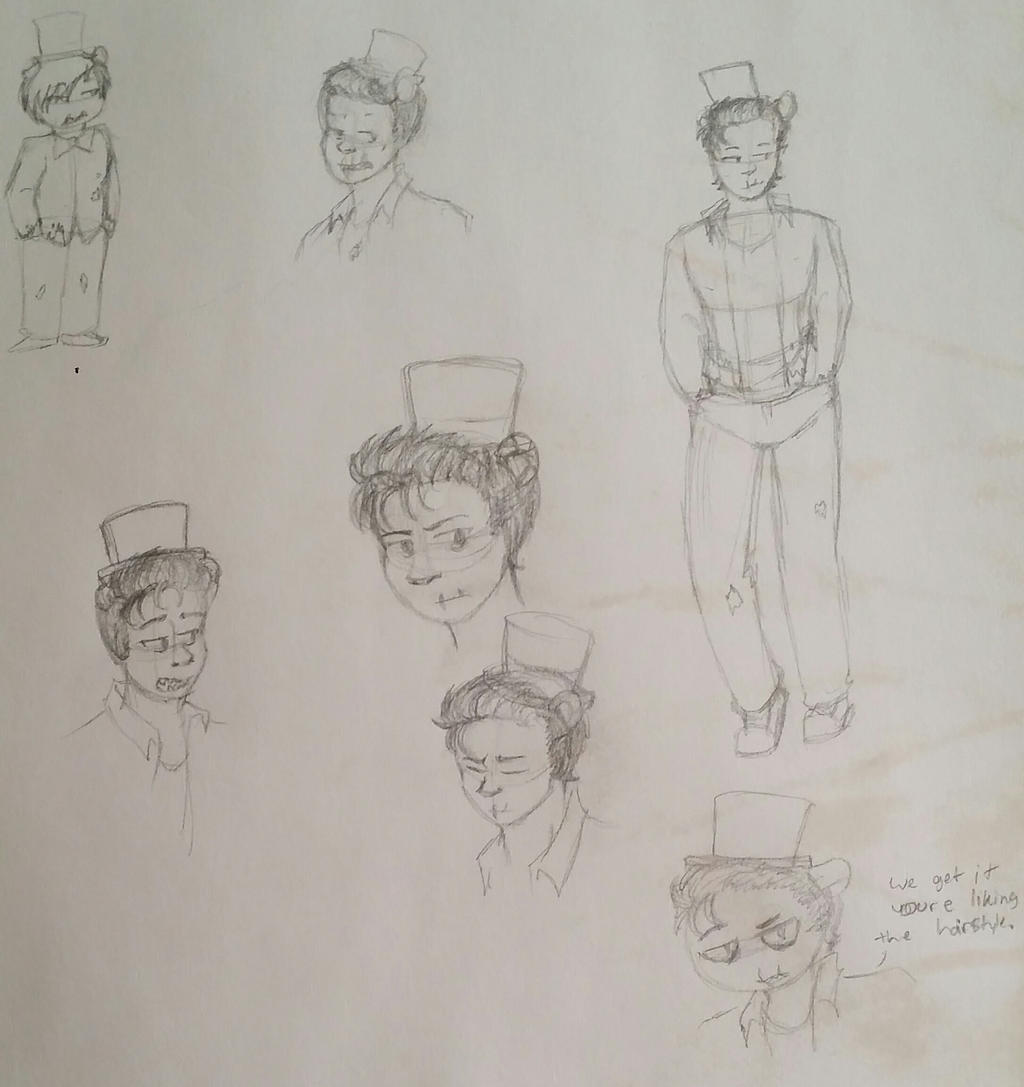 Nightmare Freddy sketches by Channydraws on DeviantArt