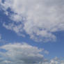 Blue sky with clouds