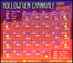 Hollow'ven Carnivale 2019 - Event Calendar by AshenSpectre