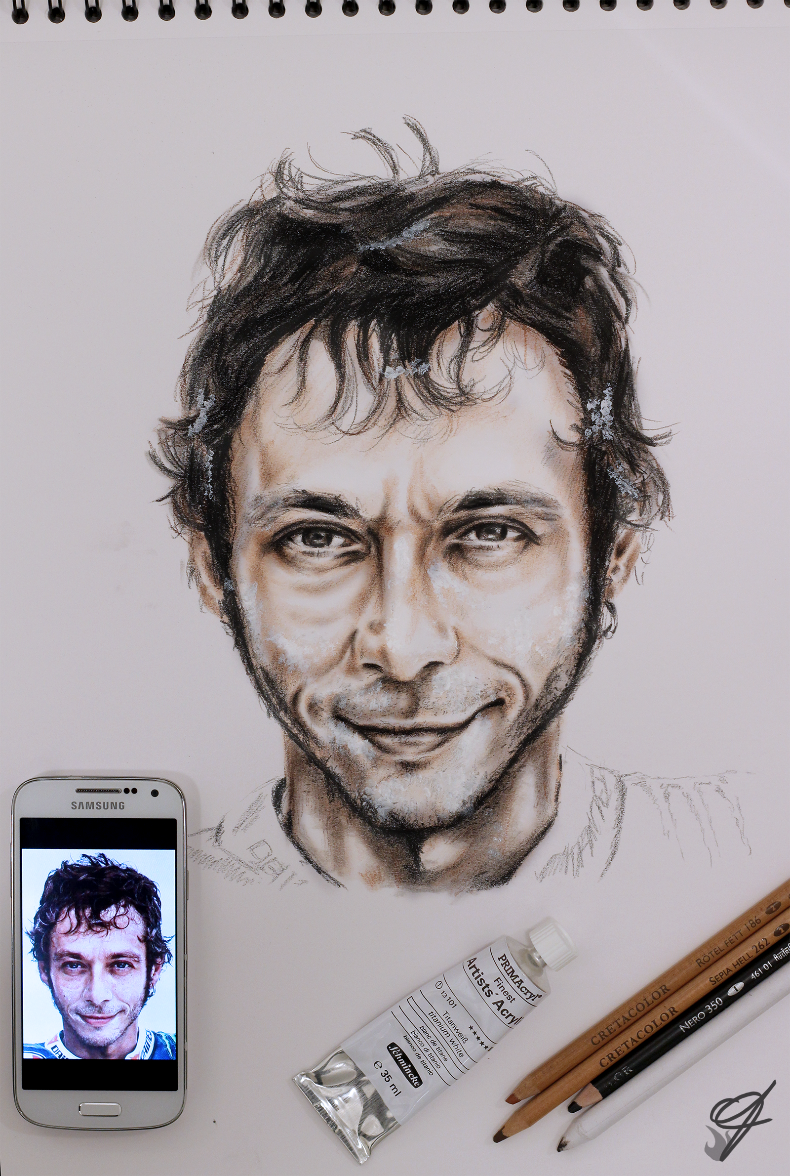 Valentino Rossi - Portrait Study 2