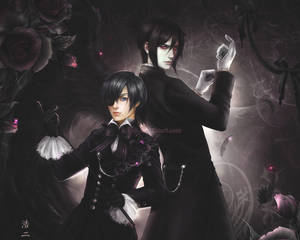 Ciel Phantomhive and Sebastian