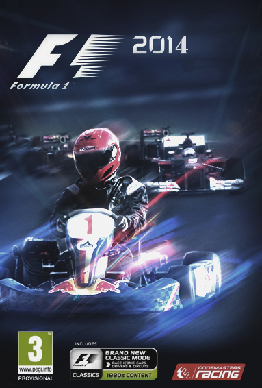 Formula 1 2014 game poster.