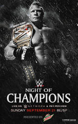 WWE Night Of Champions 2014 poster