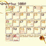 Nanowrimo Calendar 2009