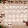 NaNoWrimo Calendar 2011