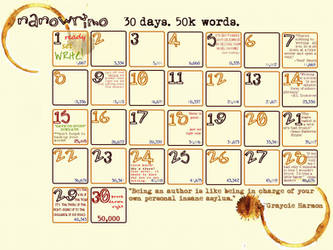 Nanowrimo Calendar