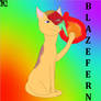 Blazefern my new oc!!!!!!