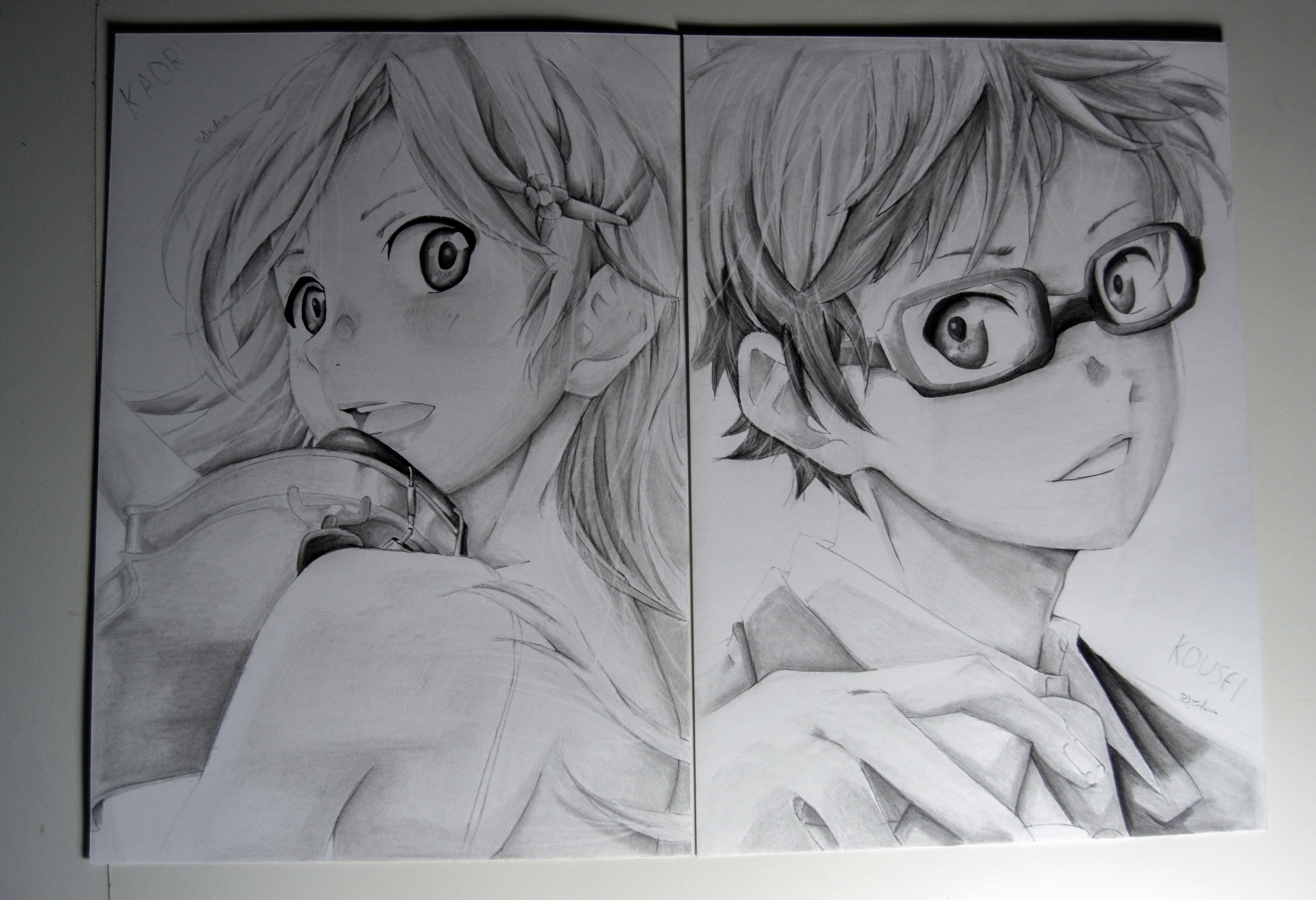 Shigatsu wa kimi no uso by rmck2 on DeviantArt