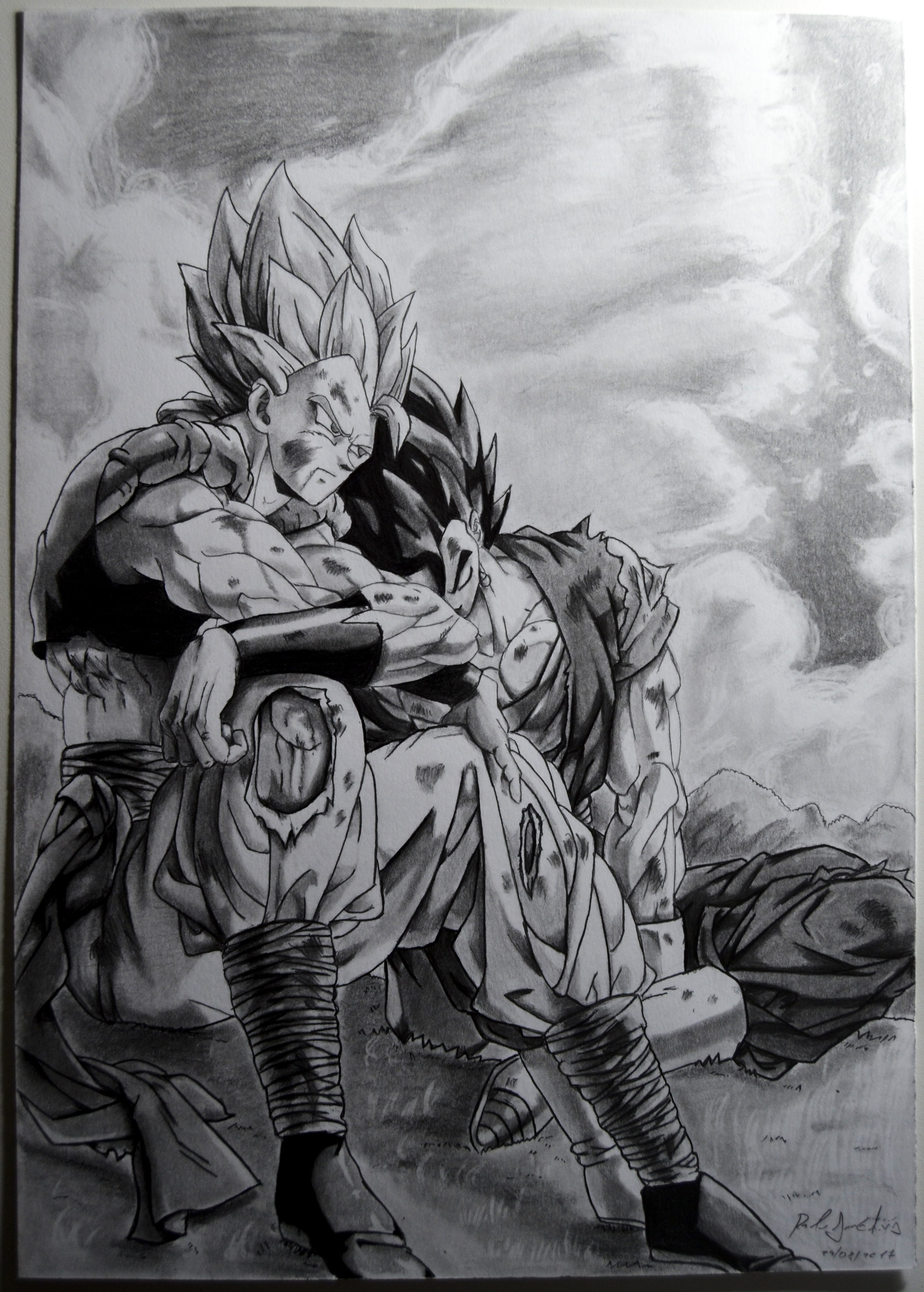 How to Draw Gogeta  Dragon Ball Z 