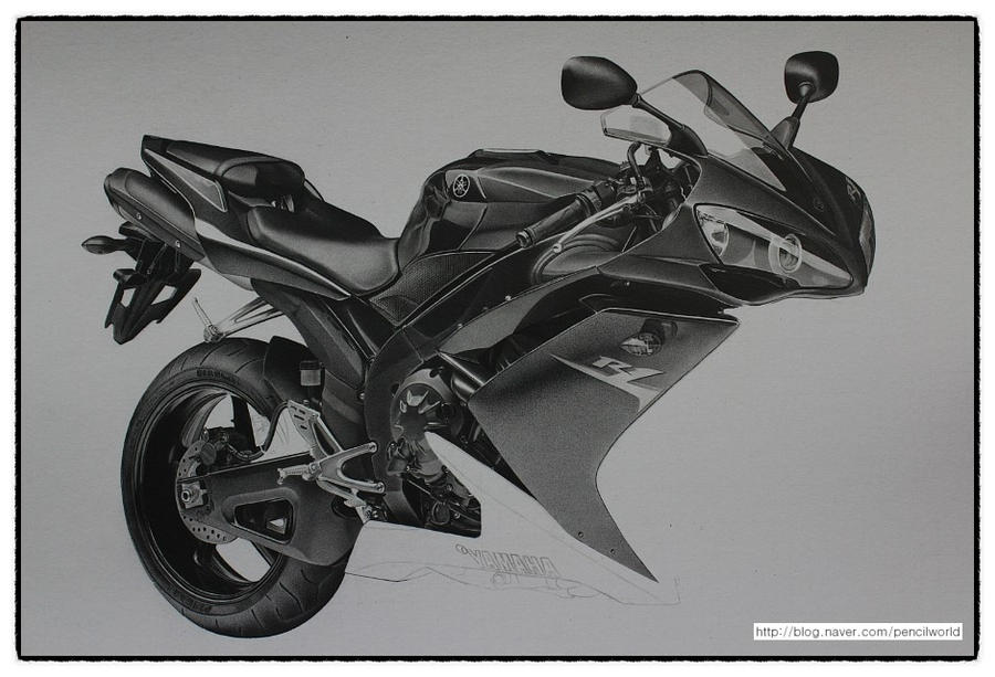How To Draw R1 YAMAHA R1 Drawing WIP(3) by sharppower on DeviantArt
