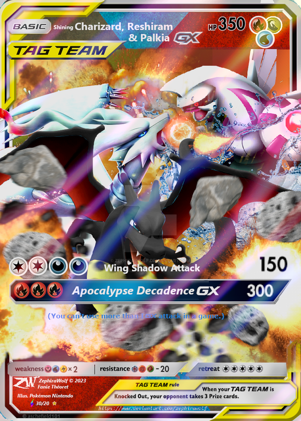 Pokemon Card Custom -Tag Team Trio Pokemon GX