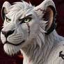 The Lion King - Nyama - The Lion White - OC (AI)