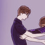 Analogical hug animation! (traced from OHHC)