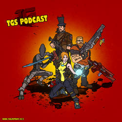 TGS podcast Fan art Borderlands 2 style