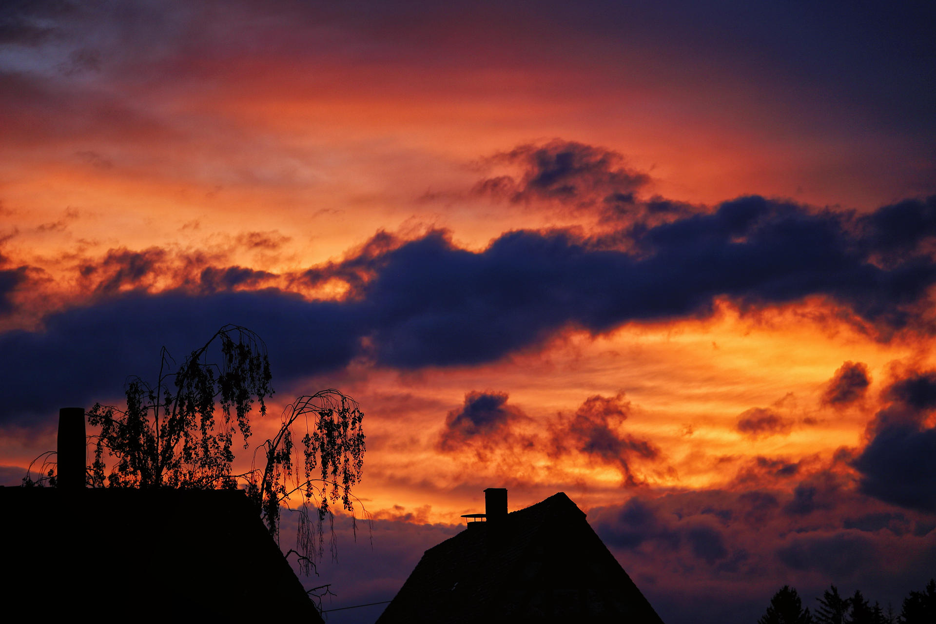 Beautiful Sunset - At home