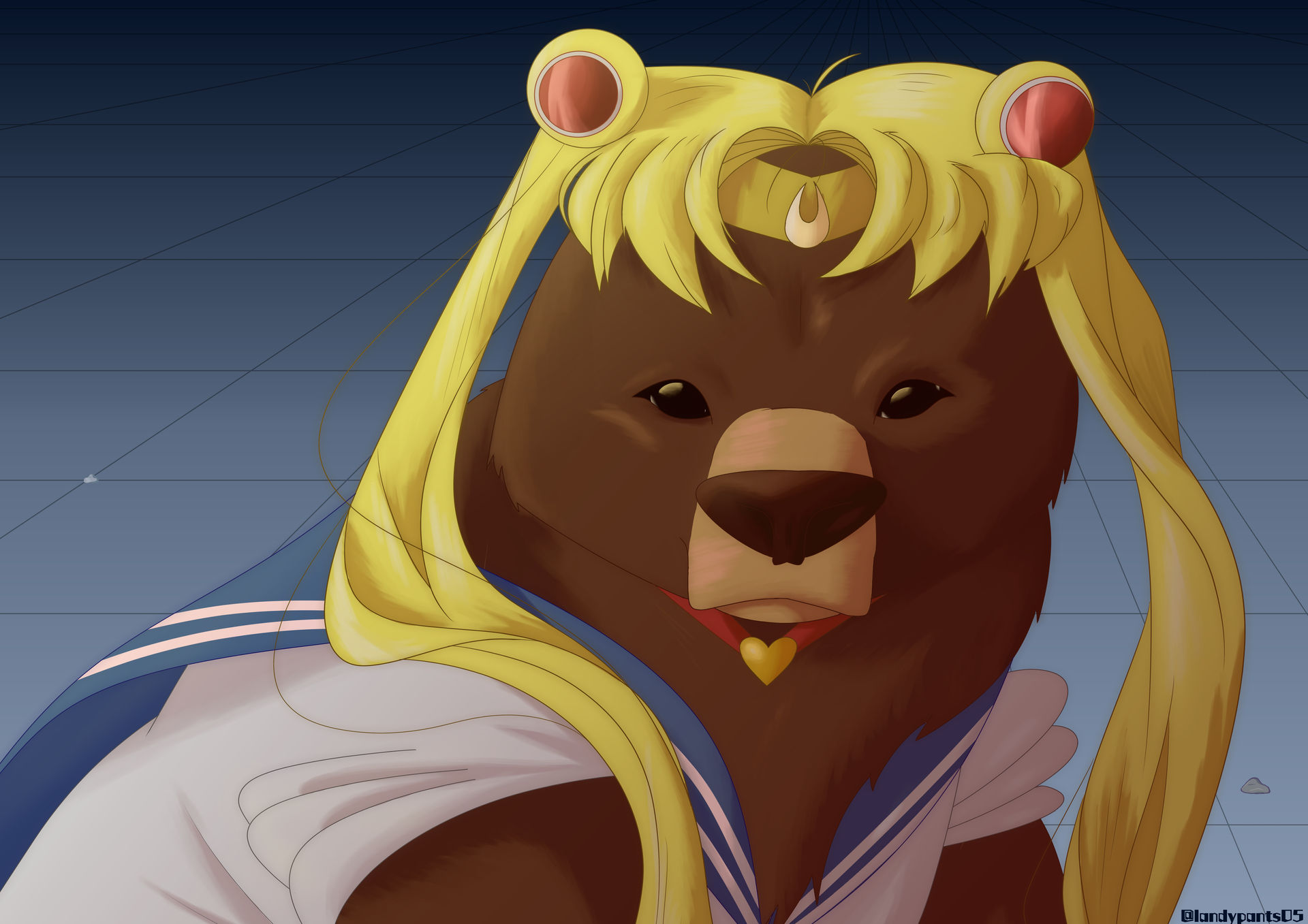Sailor moon bear 5312020 by landypants05 on DeviantArt