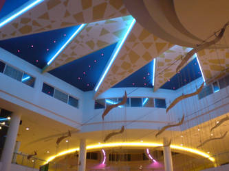 Star shaped ceiling