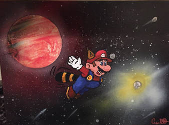 Squirrel Mario through space