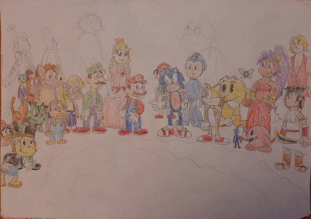 Rosetta Rabbit Roger Rabbit Scene With Video Game Characters 1 by CaitiMatt2004 on ...
