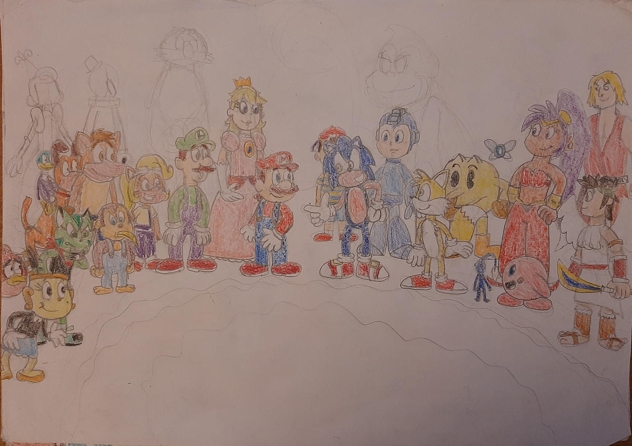 Roger Rabbit Scene With Video Game Characters 1 by CaitiMatt2004 on ...