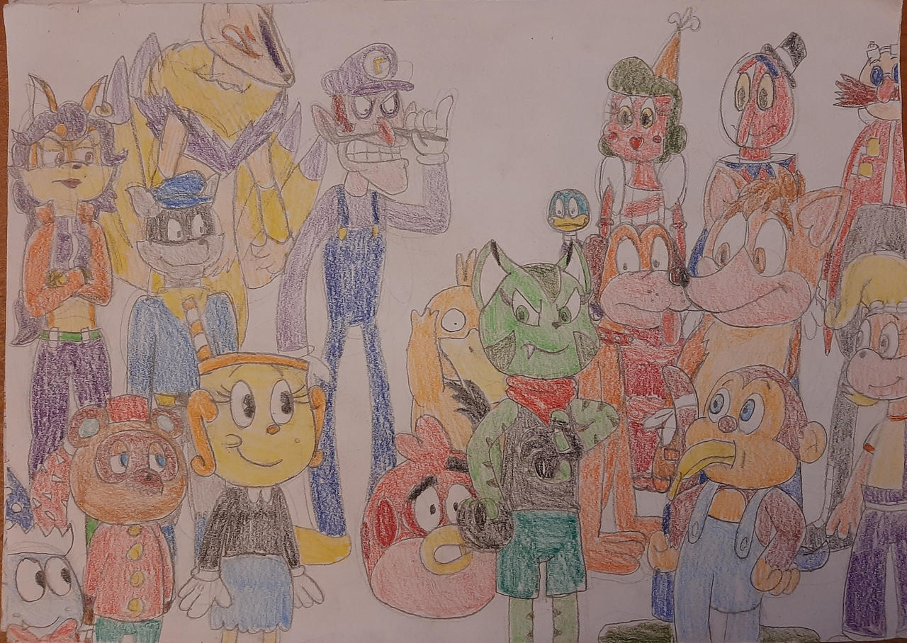 Roger Rabbit Scene With Video Game Characters 2 by CaitiMatt2004 on ...