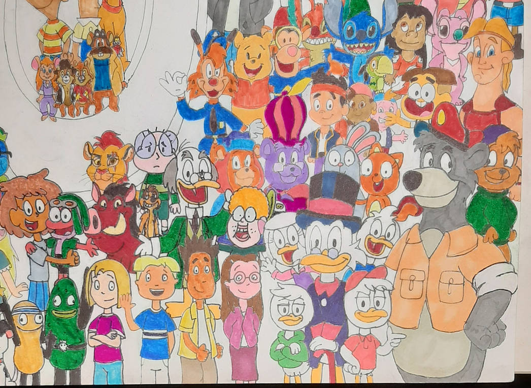 Disney Random Deviantart Disney sneak peek (colored) by CaitiMatt2004 on DeviantArt
