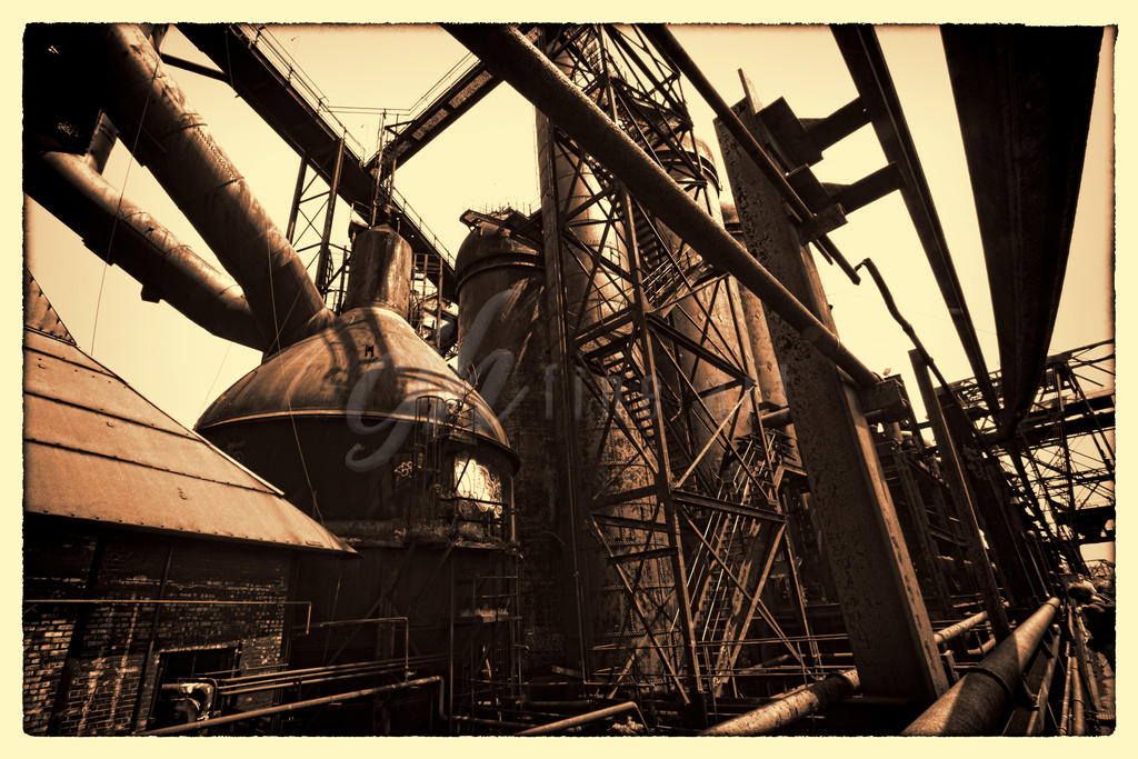 Abandoned Furnace - Top Of Furnace by cjheery