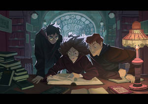 Harry Potter - In the library