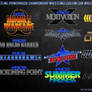 12 PHCW Wrestling Pay-Per-View Logos Poster