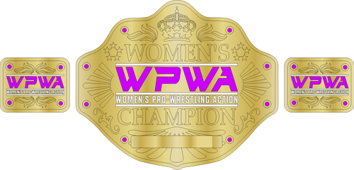 WPWA Women's Championship Belt No Leather Strap