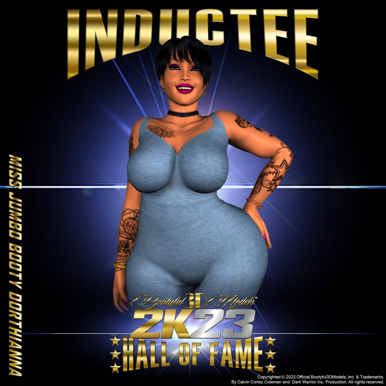Bootyful3DModels 2K23 Hall of Fame Dorthianna.