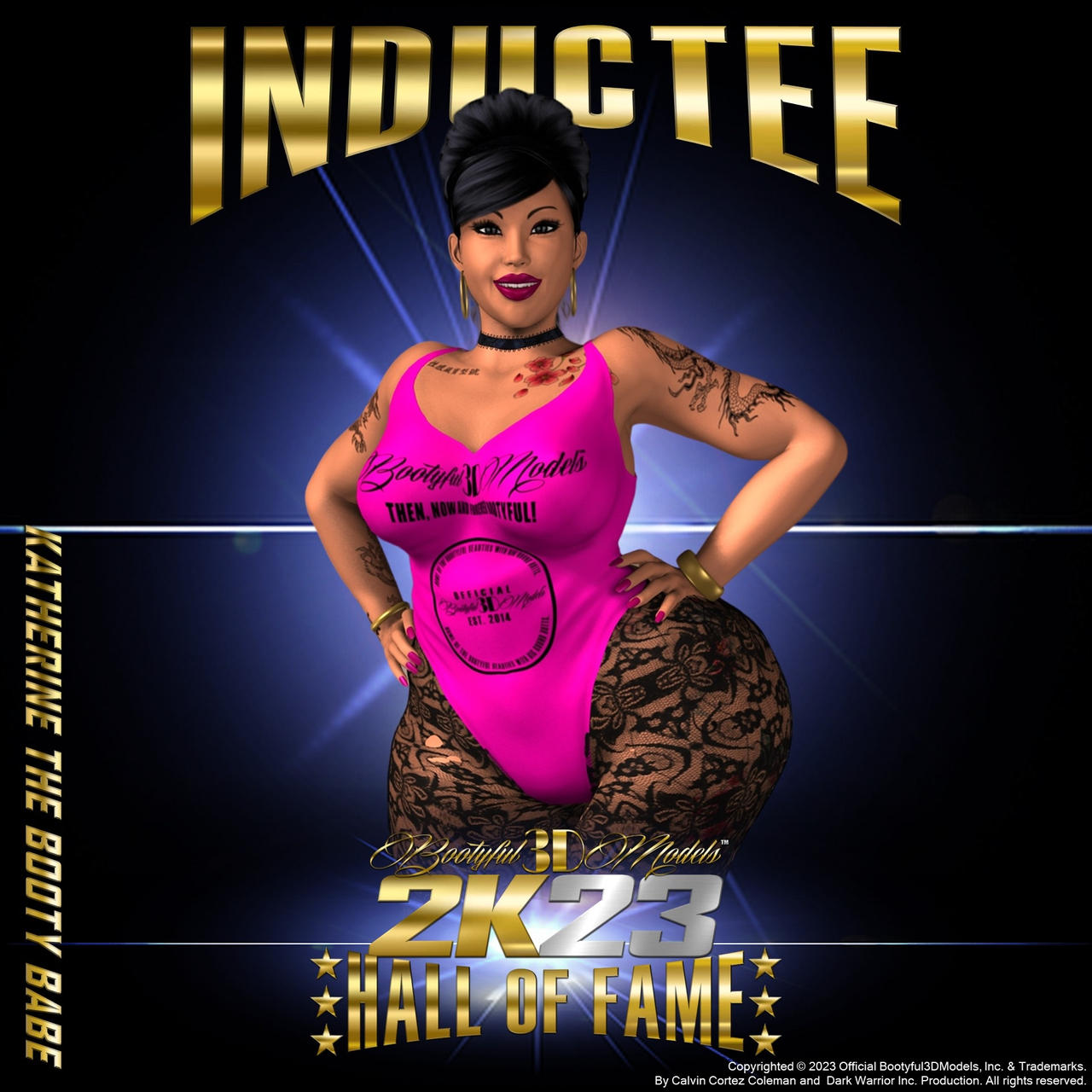 Bootyful3DModels 2K23 Hall of Fame Katherine.