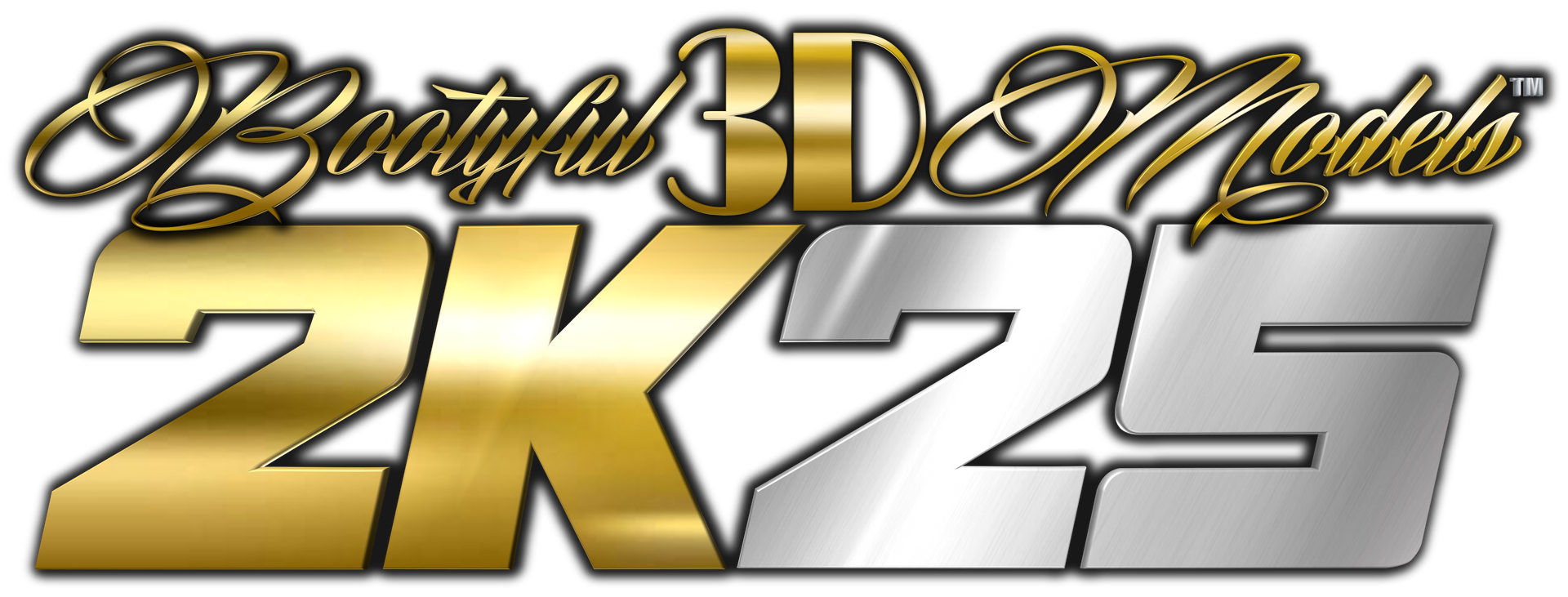Bootyful3DModels 2K25 Logo.