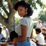 Kimberly Gibson in a family Picnic 1995,