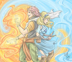 Natsu and Lucy Dragneel