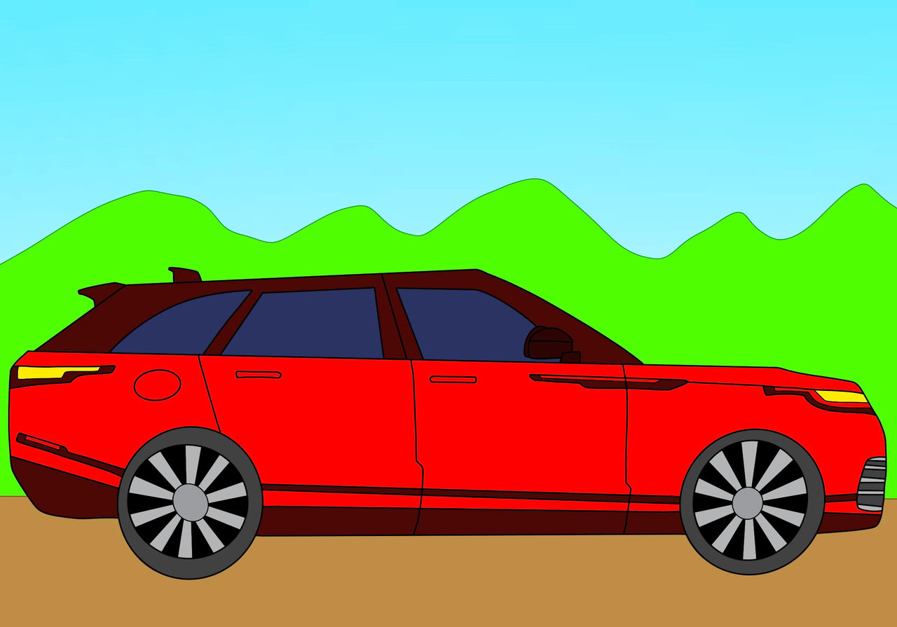 Land Rover Range Rover Fanart Drawing by OppyAngel on DeviantArt