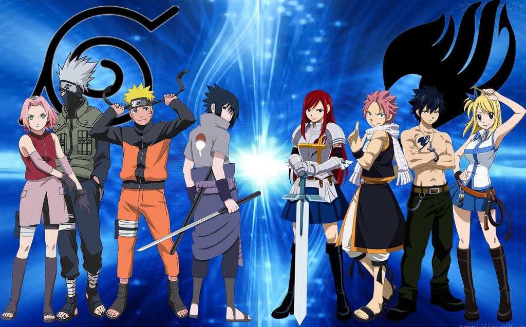 Naruto and Fairy Tail by erza222 on DeviantArt.