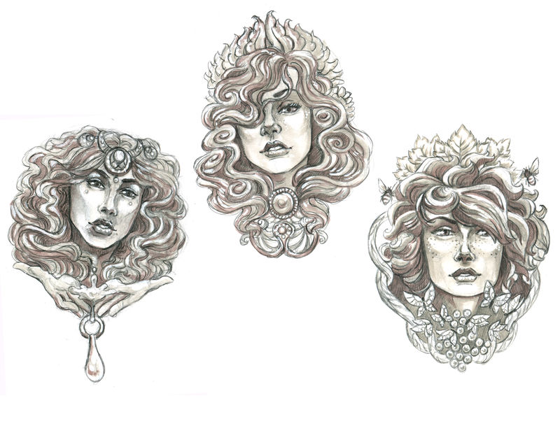 Femenagerie: Pendants I