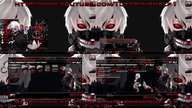 TEMA TOKYO GHOUL + EXTRAS WINDOWS 7