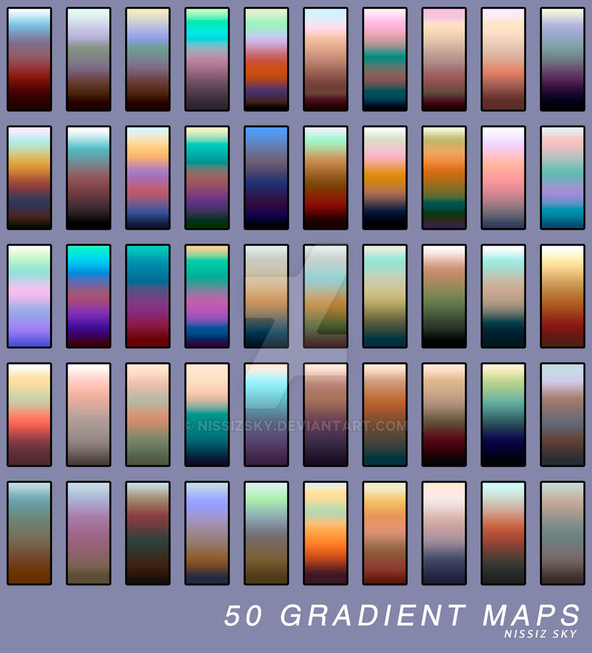 Photoshop Gradient Map pack by NissizSky on DeviantArt