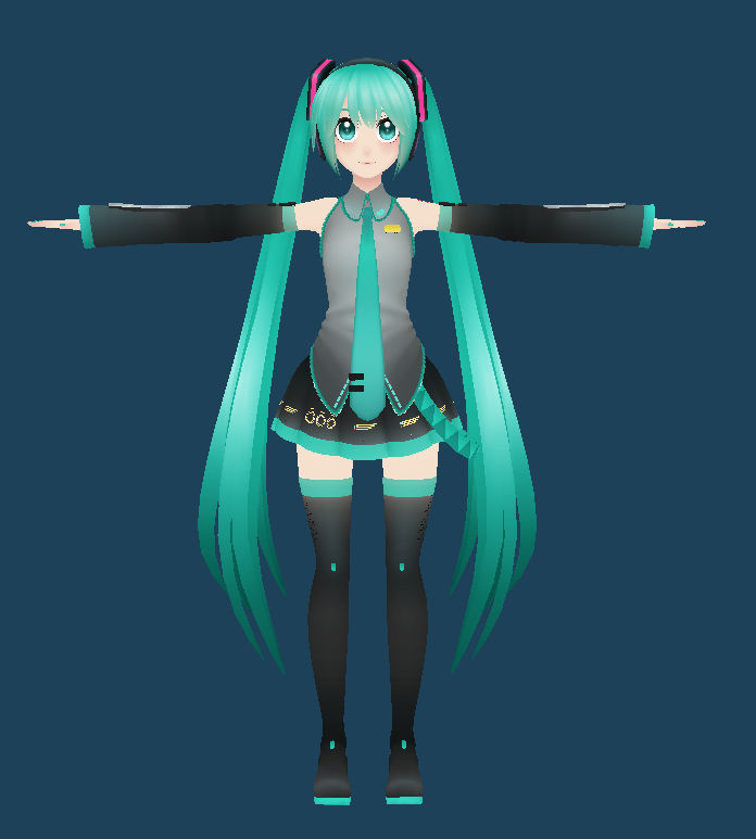 miku model WIP by SuminoChan on DeviantArt