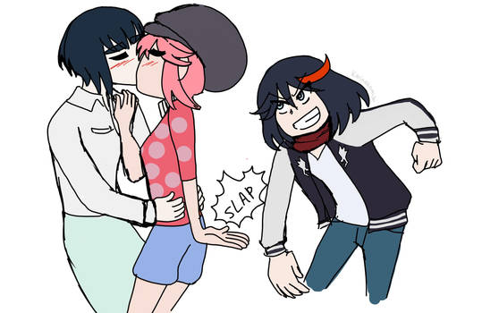 Ryuko helping out her future sister in law